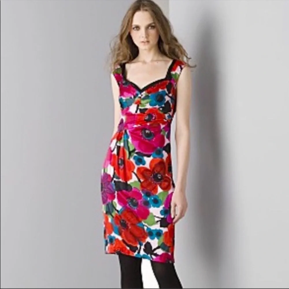 Nanette Lepore Silk Poppy Dress - Picture 2 of 6